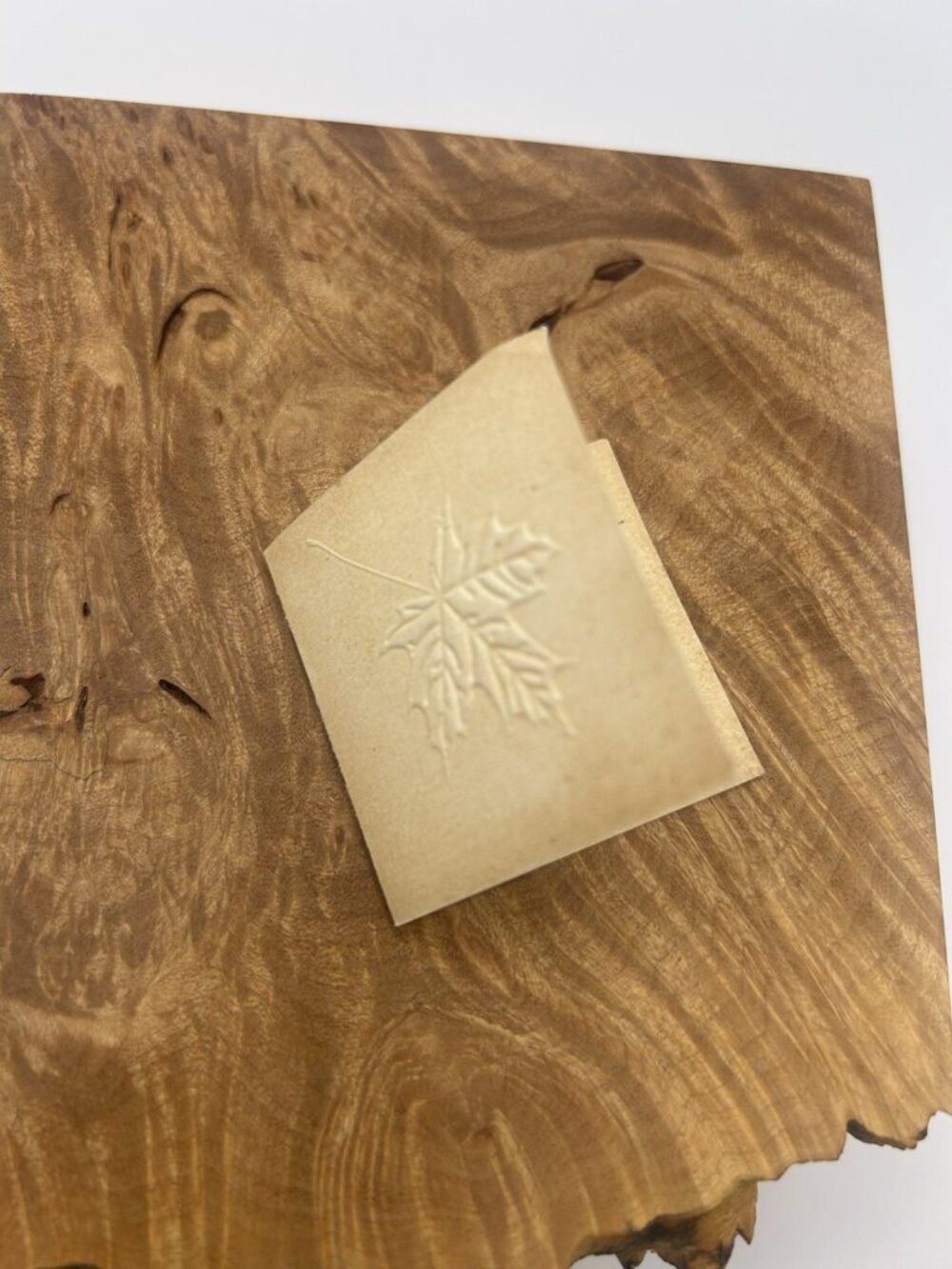 Michael Elkan Oregon Birdseye Maple Burl Box Handmade Wood Trinket Box Art Waxed - Picture 14 of 16